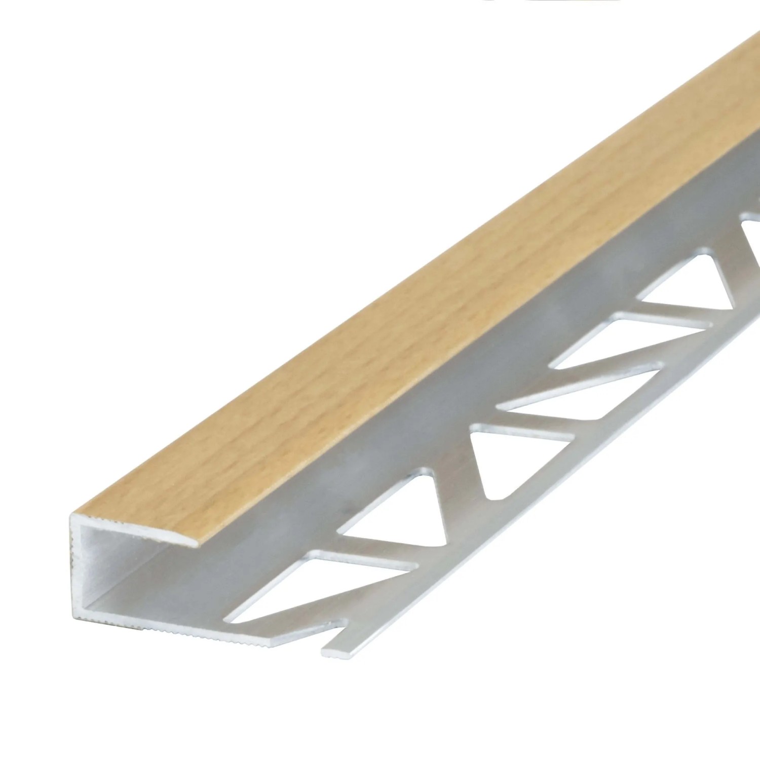Dalsys Abschlussprofil 100cm Aluminium Buche Abschlussleiste