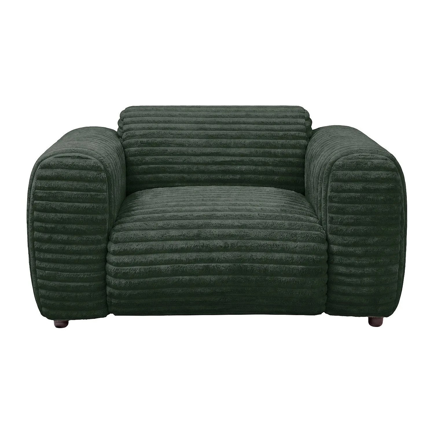 Vente-unique Sessel Mit Gerader Rückenlehne Pogni Grün 130 cm