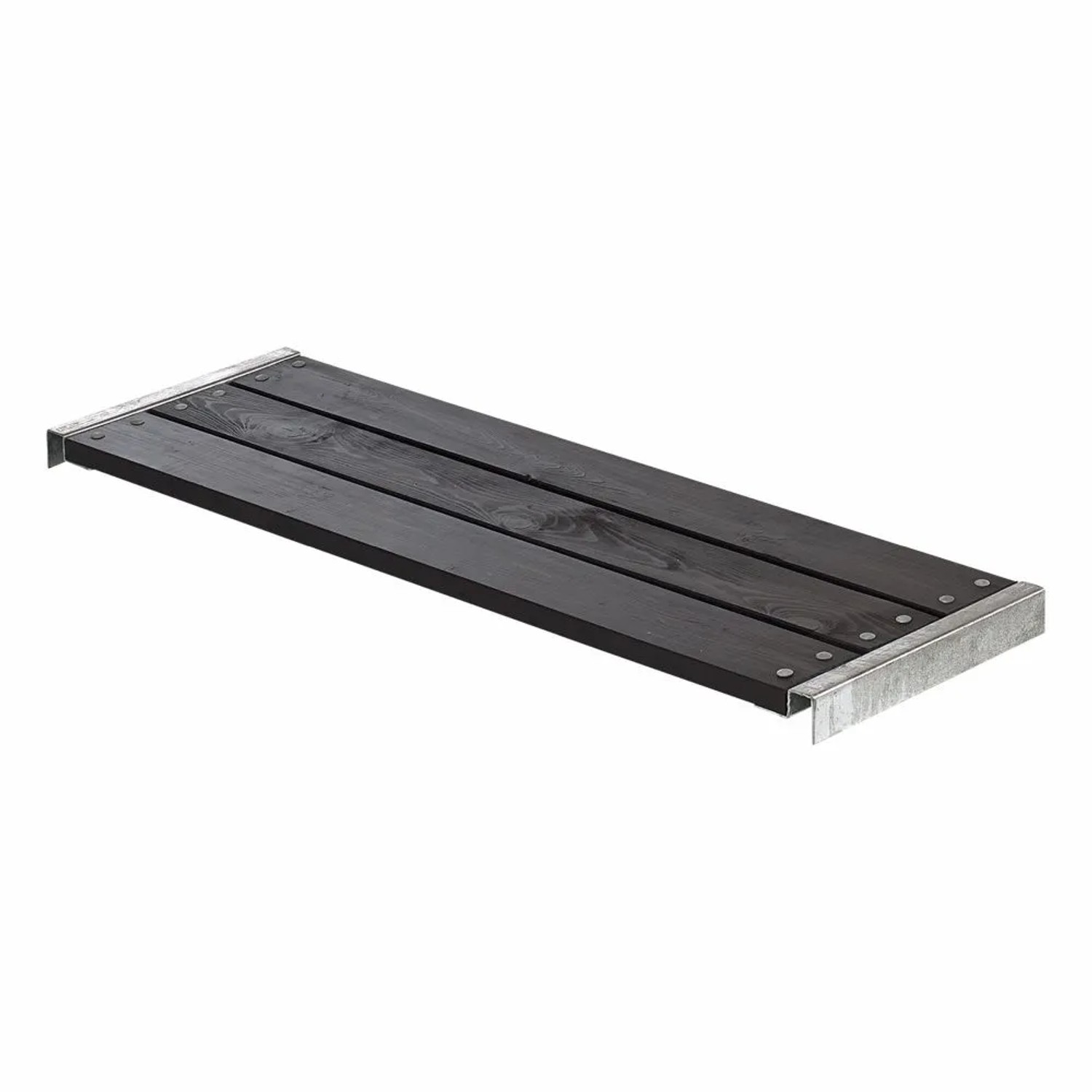PLUS Bank für Cubic Pipe 120x375 cm Schwarz Gartenzubehör Hochbeet Zubehör