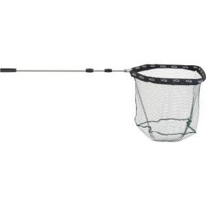 Westline Karpfenkescher, 3-teilig, mit grünem Netz und Teleskopstiel für Angler.