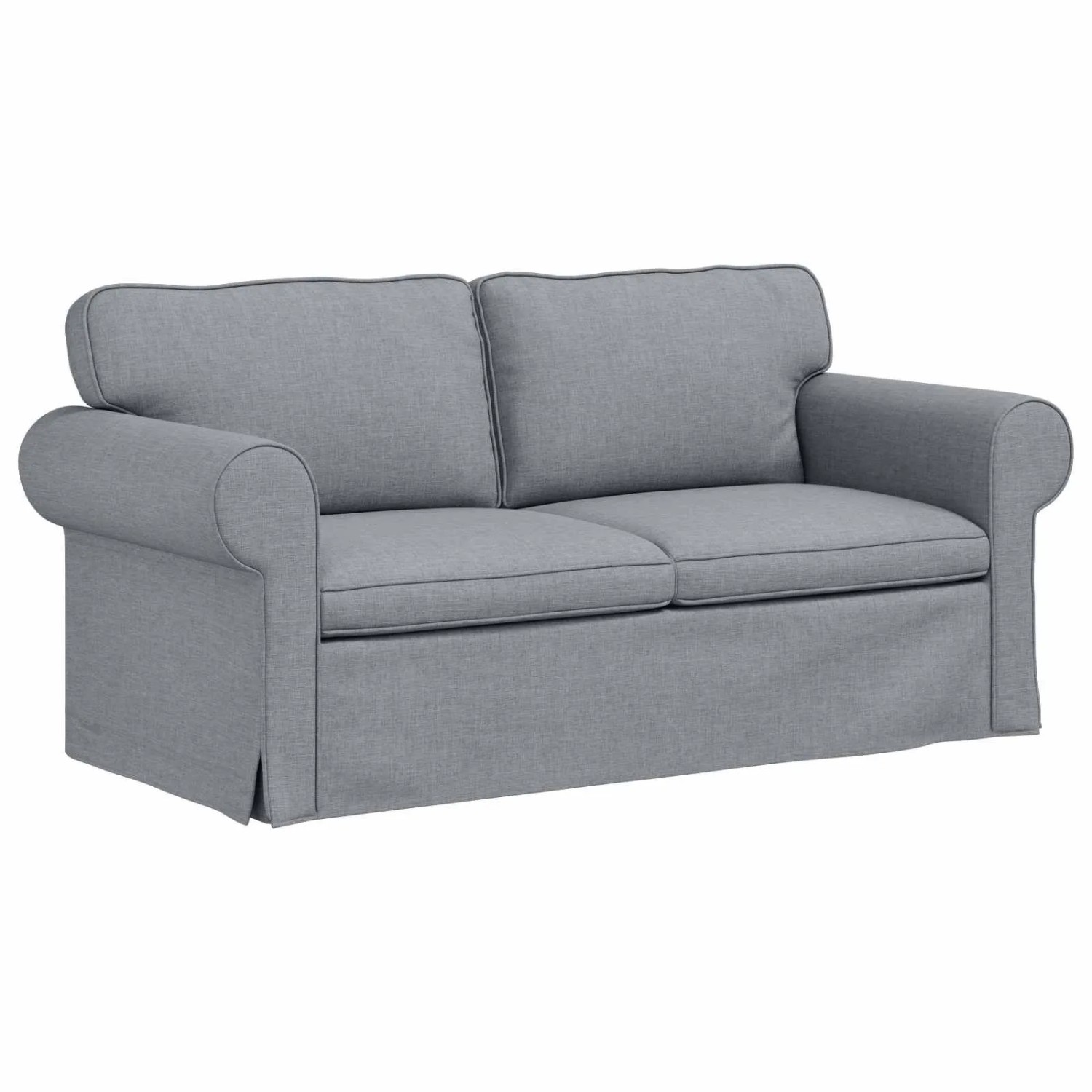 vidaXL Sofa Hellgrau 215 x 82 x 80 cm Stoff 42024306