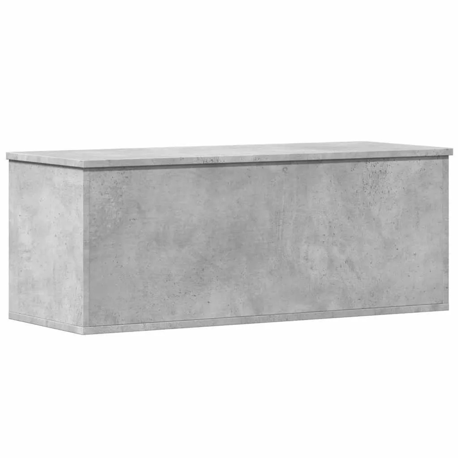 vidaXL Truhe Betongrau 90x35x35 cm Holzwerkstoff 840684