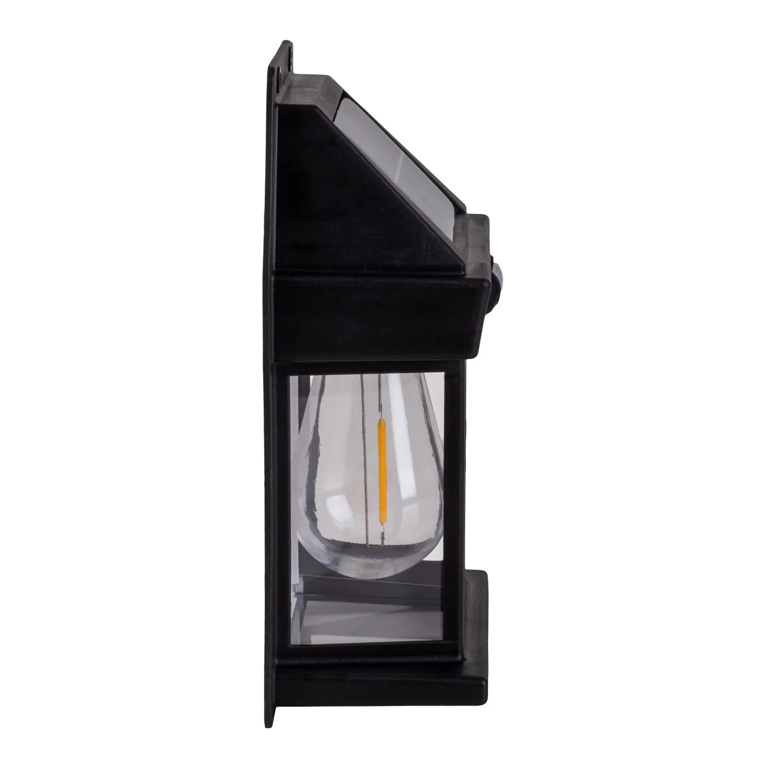 Schwarze Näve LED Solar-Wandleuchte Mira, 2er-Set, für die Außenbeleuchtung.