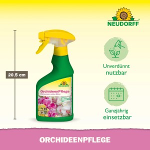 Sprühflasche Neudorff Orchideenpflege 250ml für vitales Wachstum und Blütenbildung.