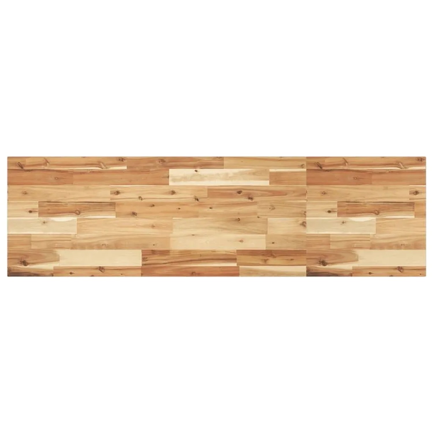 vidaXL Schweberegal 120x40x2 cm Massivholz Akazie Ölbehandelt 3279563