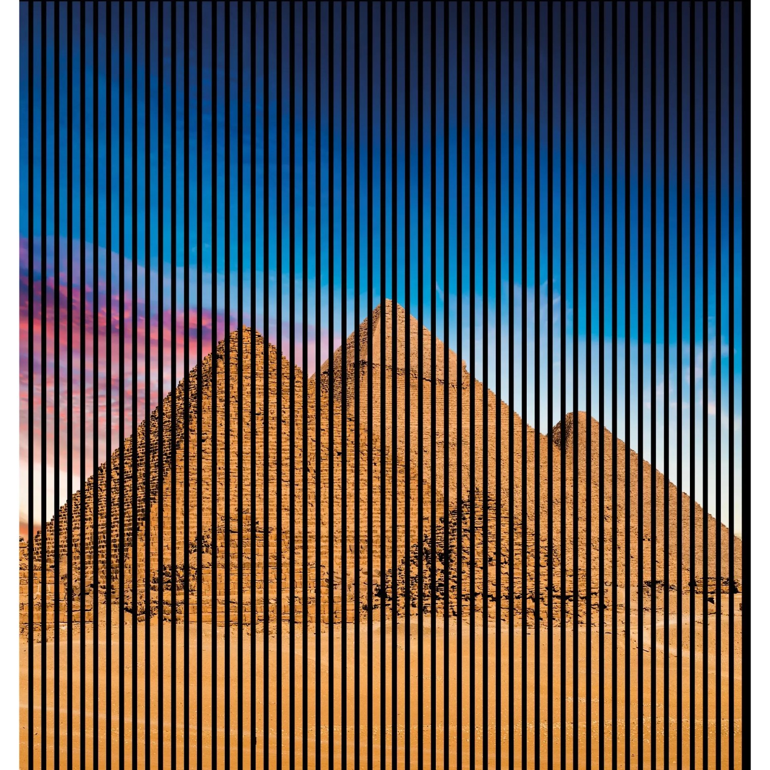 FN Acustico Akustikplatte Pyramiden 1 PET u. MDF Foliert 2.253 x 19 x 2.400 mm