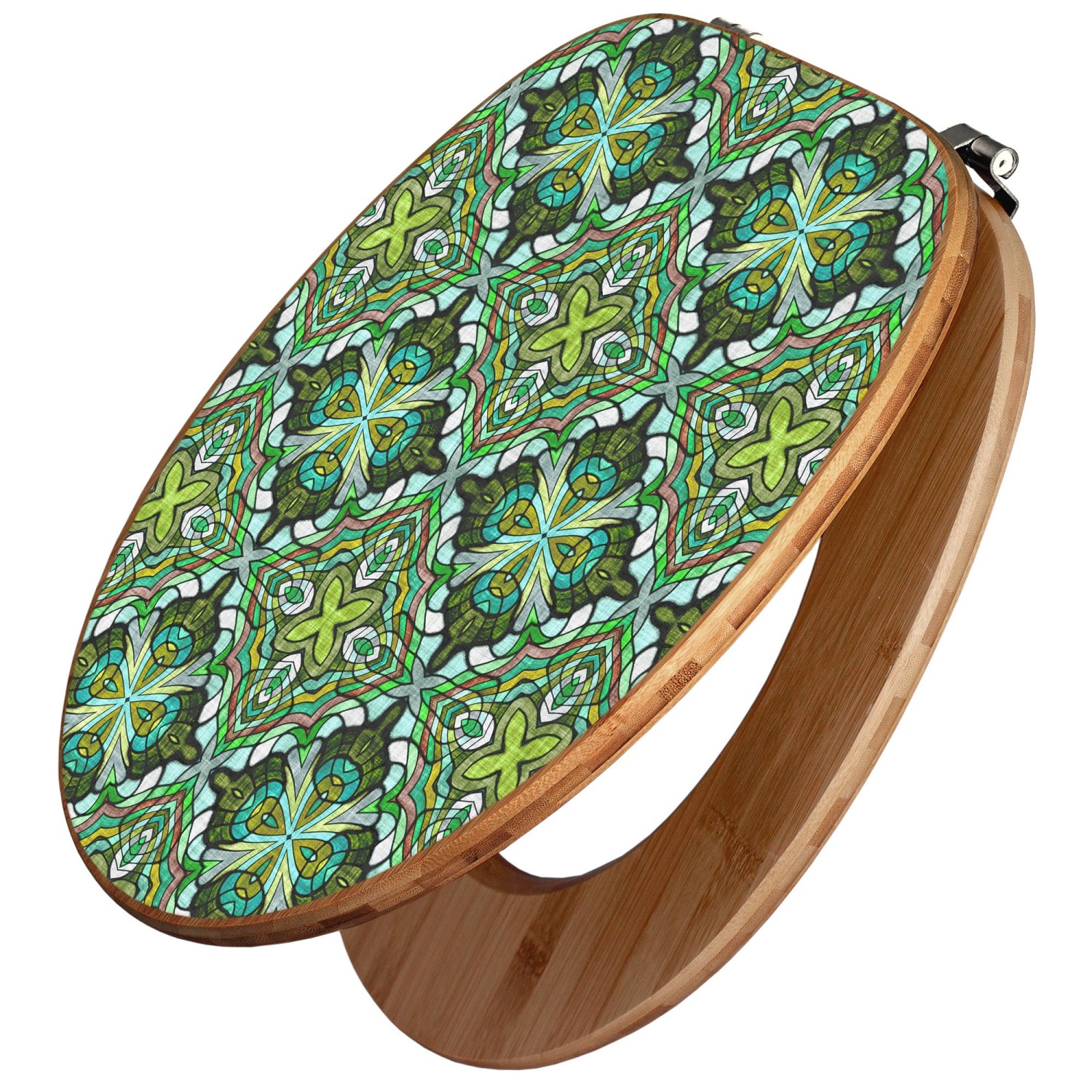 Banjado Design WC Sitz Bambus Toilettendeckel Toilettensitz Bambus Holz Klo günstig online kaufen