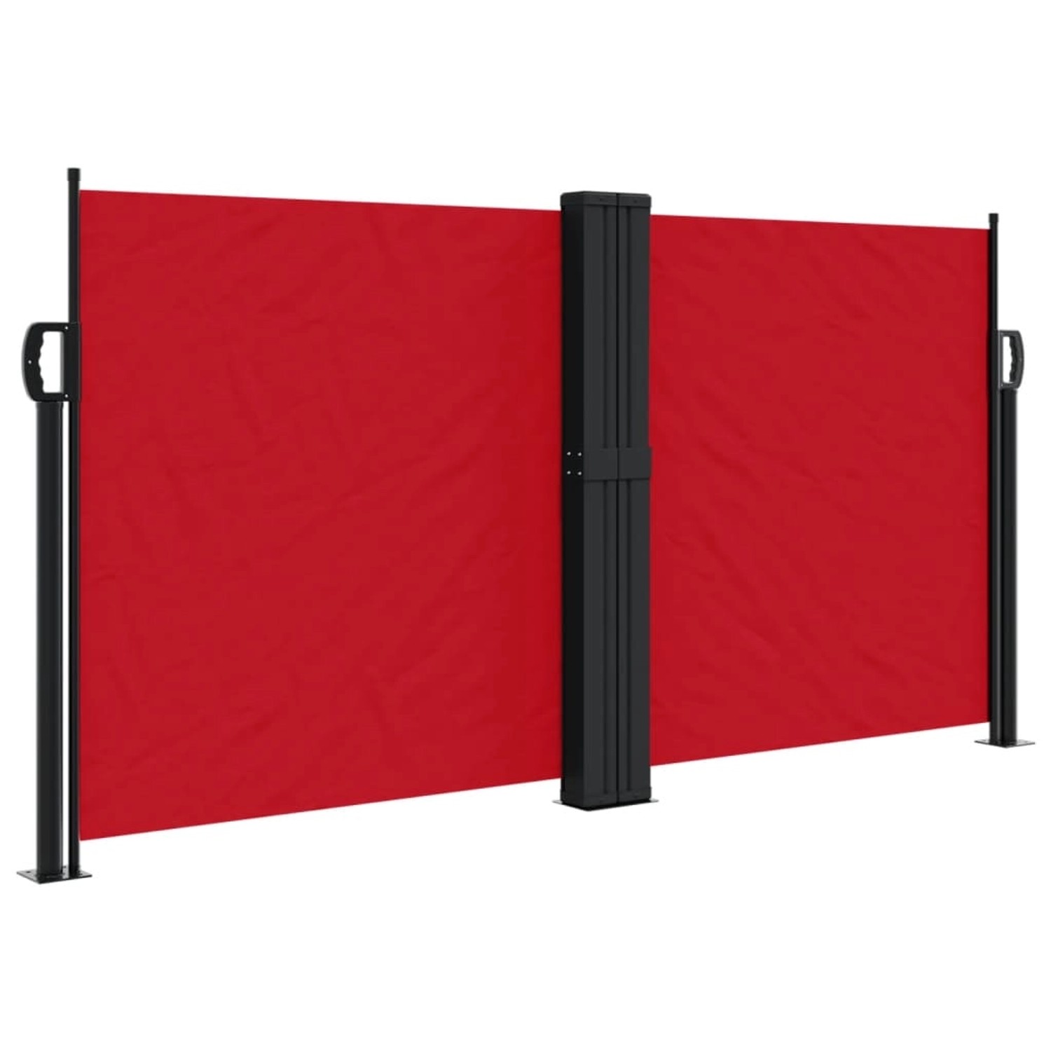 furnicato Seitenmarkise Ausziehbar Rot 120x1200 cm günstig online kaufen