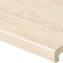 Kaindl Fensterbank Tibur, 30 cm breit, mit abgerundeter Kante und Holzstruktur.