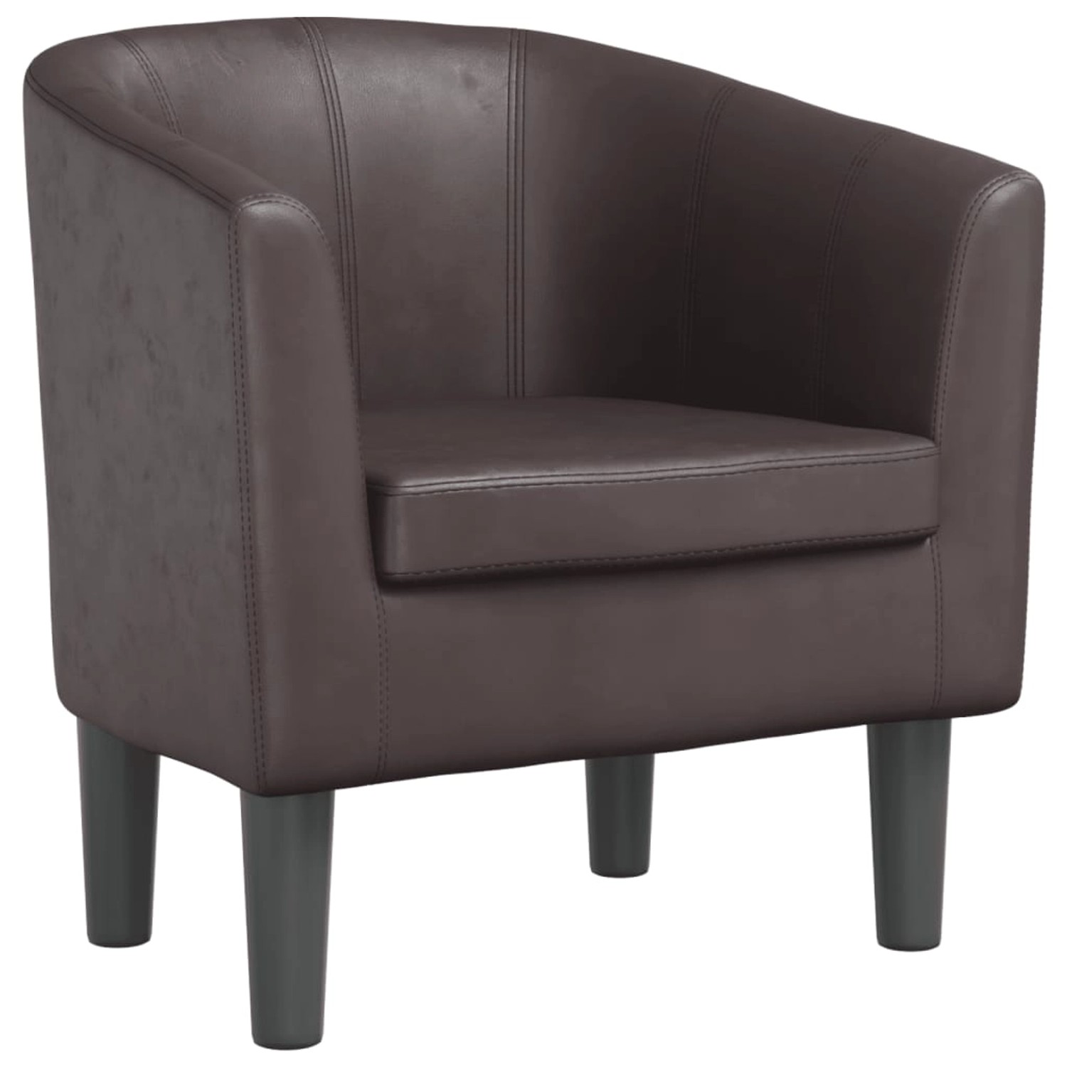 vidaXL Clubsessel Braun Kunstleder 356487 günstig online kaufen