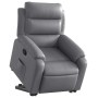 vidaXL Relaxsessel mit Aufstehhilfe Grau Kunstleder 3205045