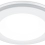 Weißer, runder Trio LED Einbauspot Aura, 5W, 450lm. Deckenleuchte für Innenräume.