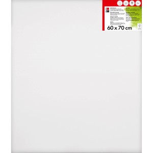 Marabu Keilrahmen, 60x70 cm, bespannt mit Baumwolle (380g/m²), geeignet für Acryl-, Öl- und Temperafarben.