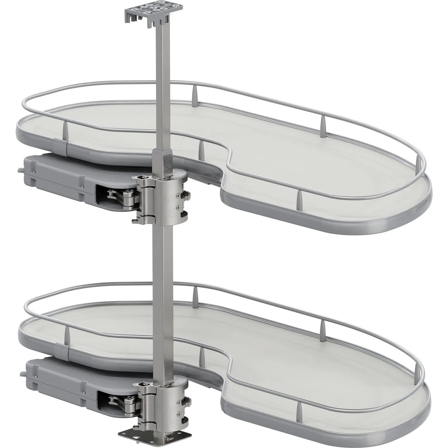 Vauth-Sagel Eckschrankauszug Cornerstone Maxx Planero Korpusbreite 900 mm Rechts Silber Hellgrau