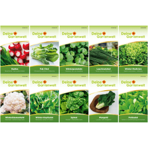 Deine Gartenwelt Wintergemüse Samen-Set mit 10 Sorten