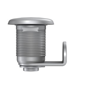 Basi Hebelschloss HS 317 für RENZ Briefkästen, verschiedenschließend, mit Klammer.