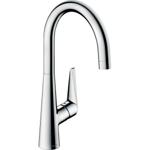 Hansgrohe Talis S 260 Niederdruck Küchenarmatur in Chrom für offene Warmwasserbereiter.