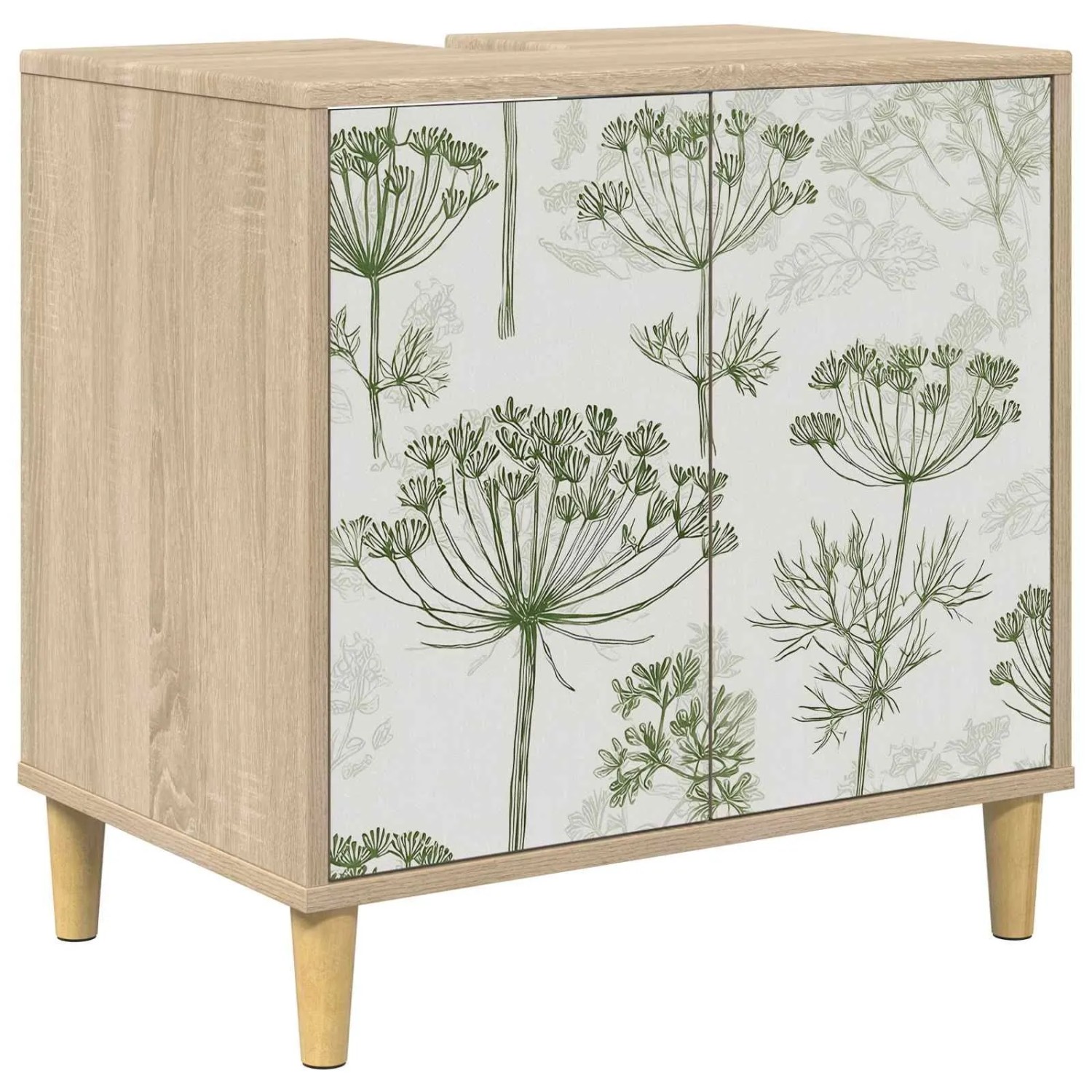 vidaXL Badezimmerschrank GOTHA Sonoma 60 x 40 x 60 cm Holzwerkstoff 8007408