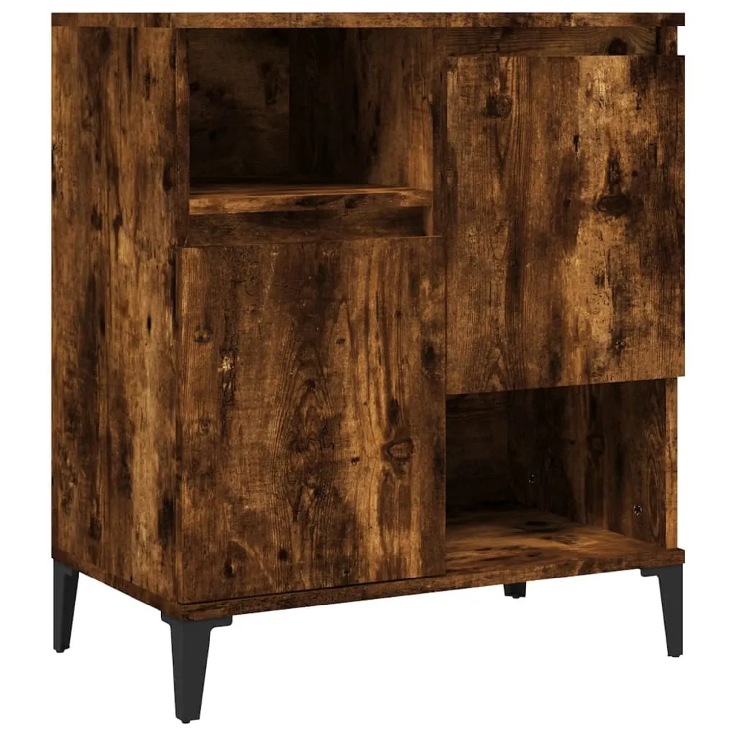 vidaXL Sideboard Räuchereiche 60x35x70 cm Holzwerkstoff 821153