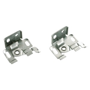 2er-Pack Gardinia Träger, verzinkt, für 25 mm Aluminium Jalousien zur Decken- oder Wandmontage.