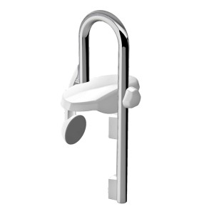 Spirella Vivawell Einstiegshilfe aus Chrom für mehr Sicherheit im Bad.