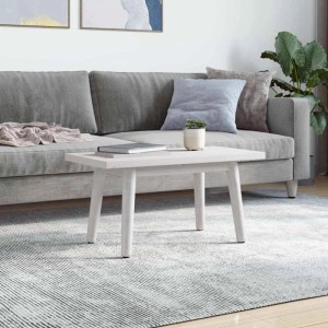 vidaXL Tischplatte Weiß 80x40x2,5 cm Massivholz Kiefer Rechteckig 824401