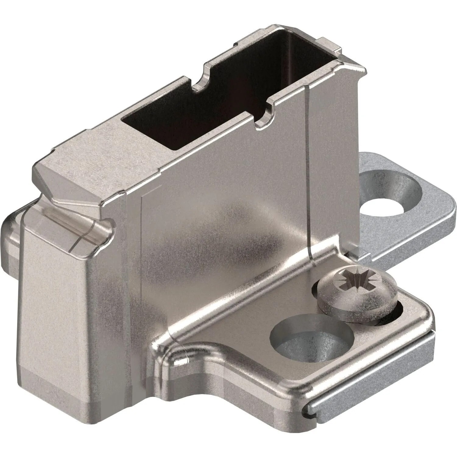 Blum Kreuzmontageplatte Clip Zink Schrauben Distanz 18 mm