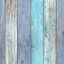 Erismann Vliestapete Imitations 2 Holz Blau: Tapete in Holzoptik mit blauen Farbtönen.