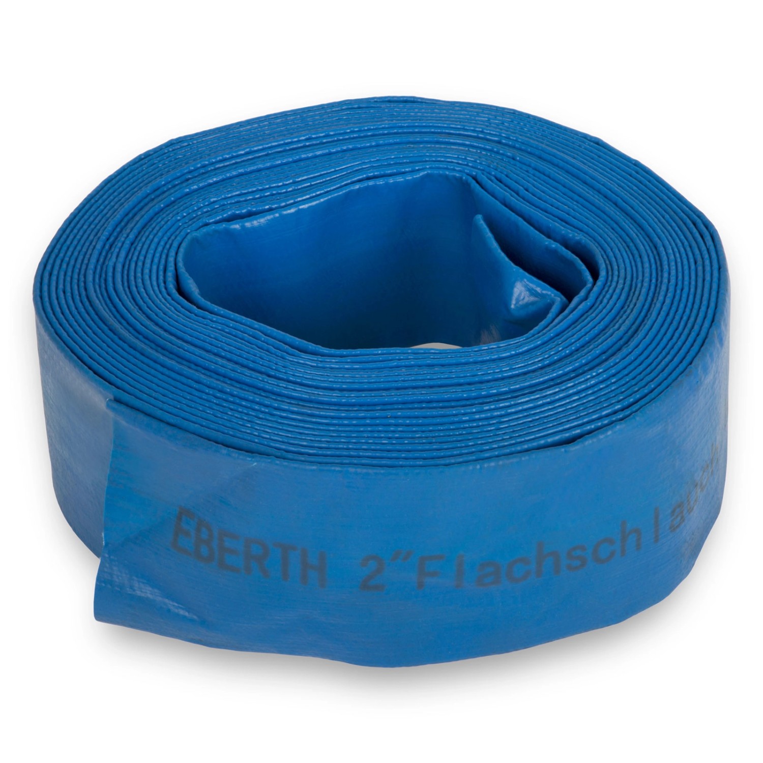 EBERTH 2 Zoll Flachschlauch Gartenschlauchin 10m Länge 52mm Durchmesser