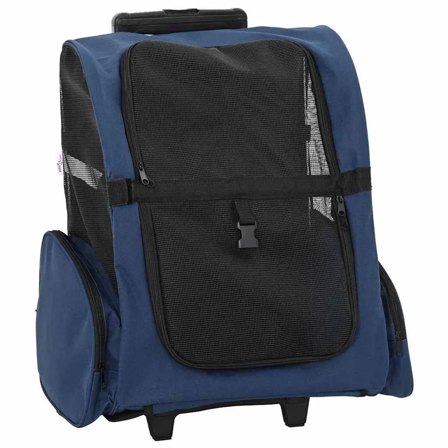 vidaXL Trolley für Haustiere 3-In-1 Blau 48x32x57-106 cm cm Oxford-Gewebe 42007371