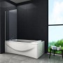 Glasdeals Fixe Badewannenaufsatz Duschtrennwand STURDO 70 x 140 cm – 3517_2