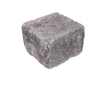 EHL Mauerstein Verona Antik, 20x20x14 cm, grau-anthrazit nuanciert. Mauerstein für rustikale Gartenmauern.