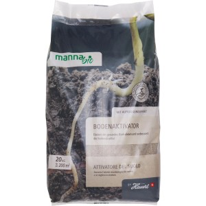 Manna Bio Bodenaktivator 20 kg: Bodenverbesserer für gesundes Wachstum und bessere Bodenstruktur.