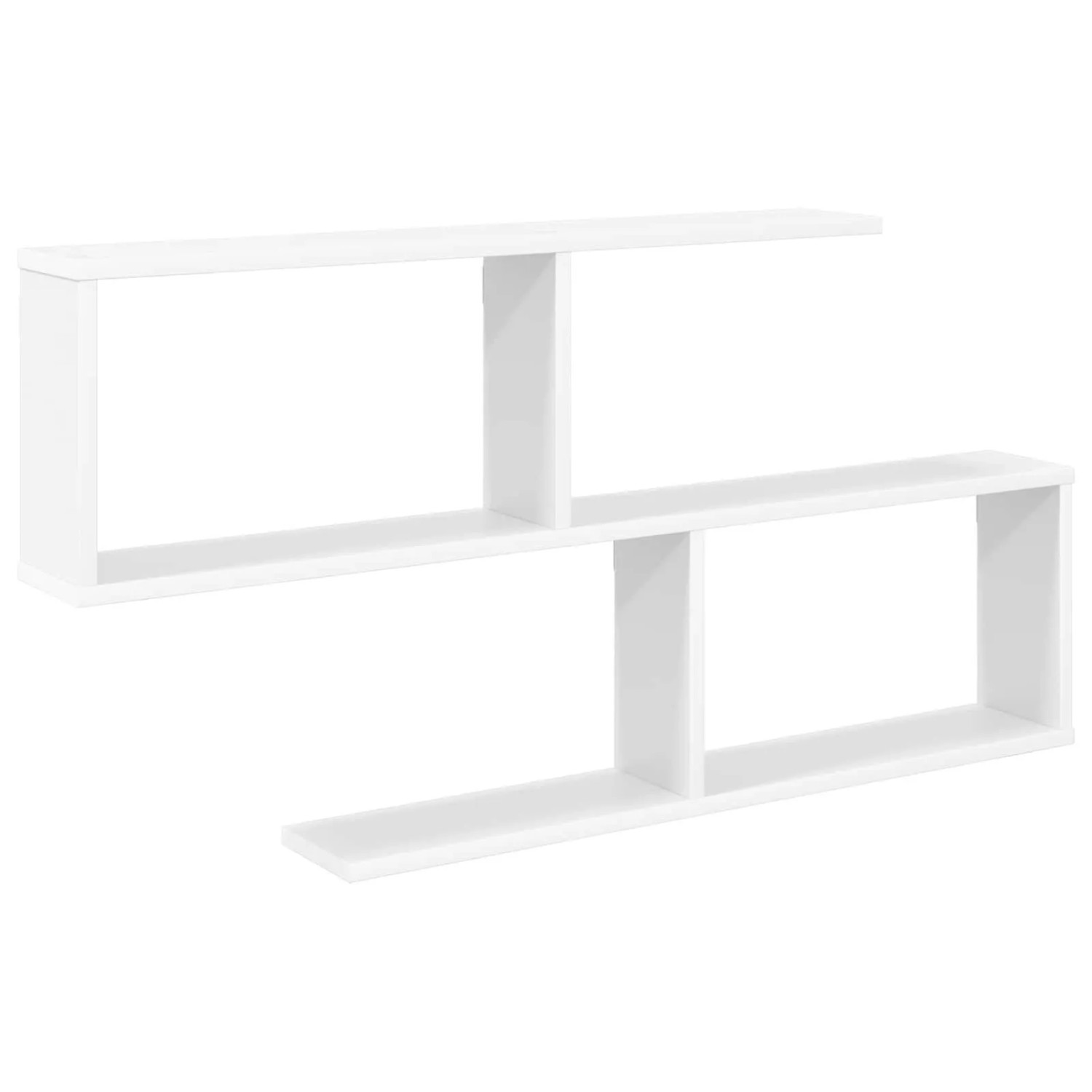 vidaXL Wandregal Weiß 100 x 12 x 50,5 cm Holzwerkstoff 8012268