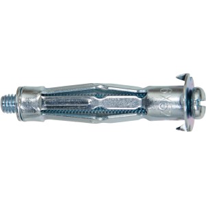 Fischer Hohlraumdübel HM 6x52 S mit Schraube, Metalldübel für Plattenbaustoffe.