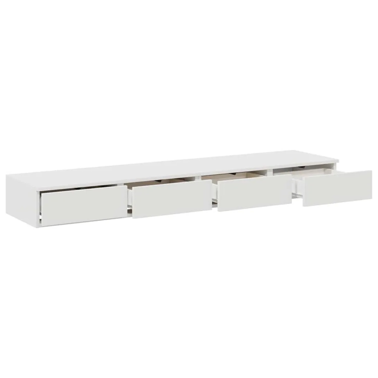 vidaXL Bettschubladen Weiß 135 x 36,5 x 16,5 cm Holzwerkstoff 866987_5