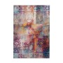 MeGusta Flachflor Teppich im Vintage Patchwork Design mit harmonischen Farben, 80x150 cm.