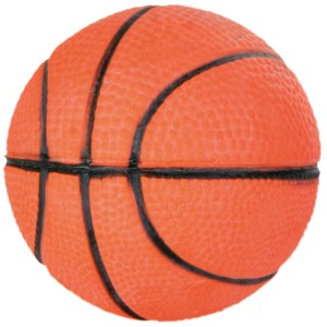 Oranger Jollypaw Ball aus Moosgummi, ø 6 cm, für Hunde.