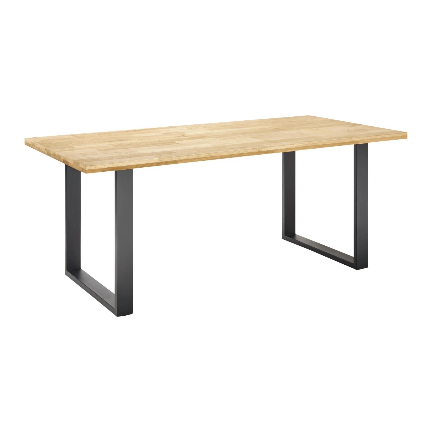 Bessagi Home Esstisch Adamo Eichefarben Echtholz ca. 180/90/76 cm