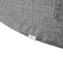 Detailaufnahme: Anthrazitfarbenes Best Daybed Rondo, wasserdicht, mit Logo.