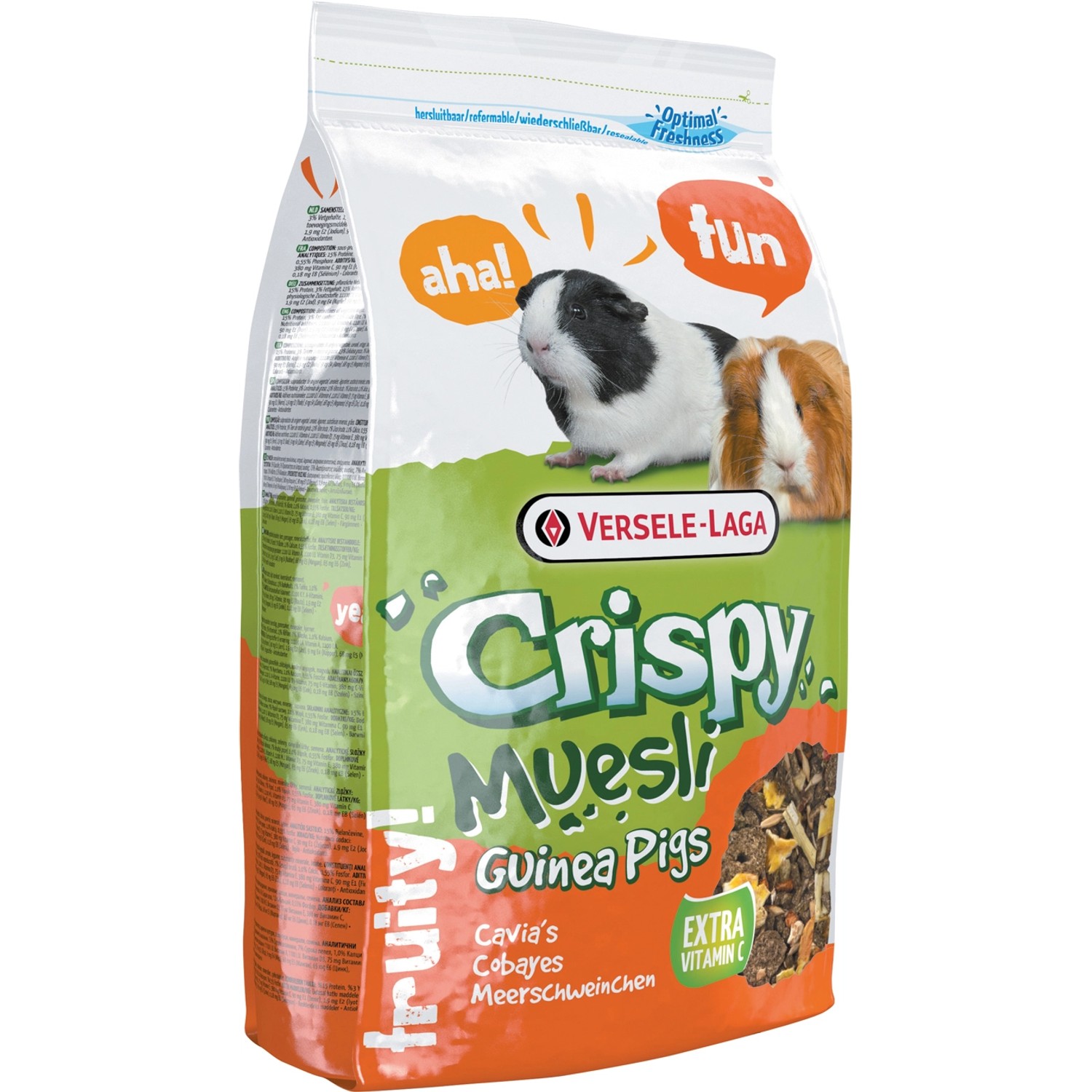 Versele-Laga Meerschweinchenfutter Cavia Crispy Müsli Guinea Pigs 2,75 kg