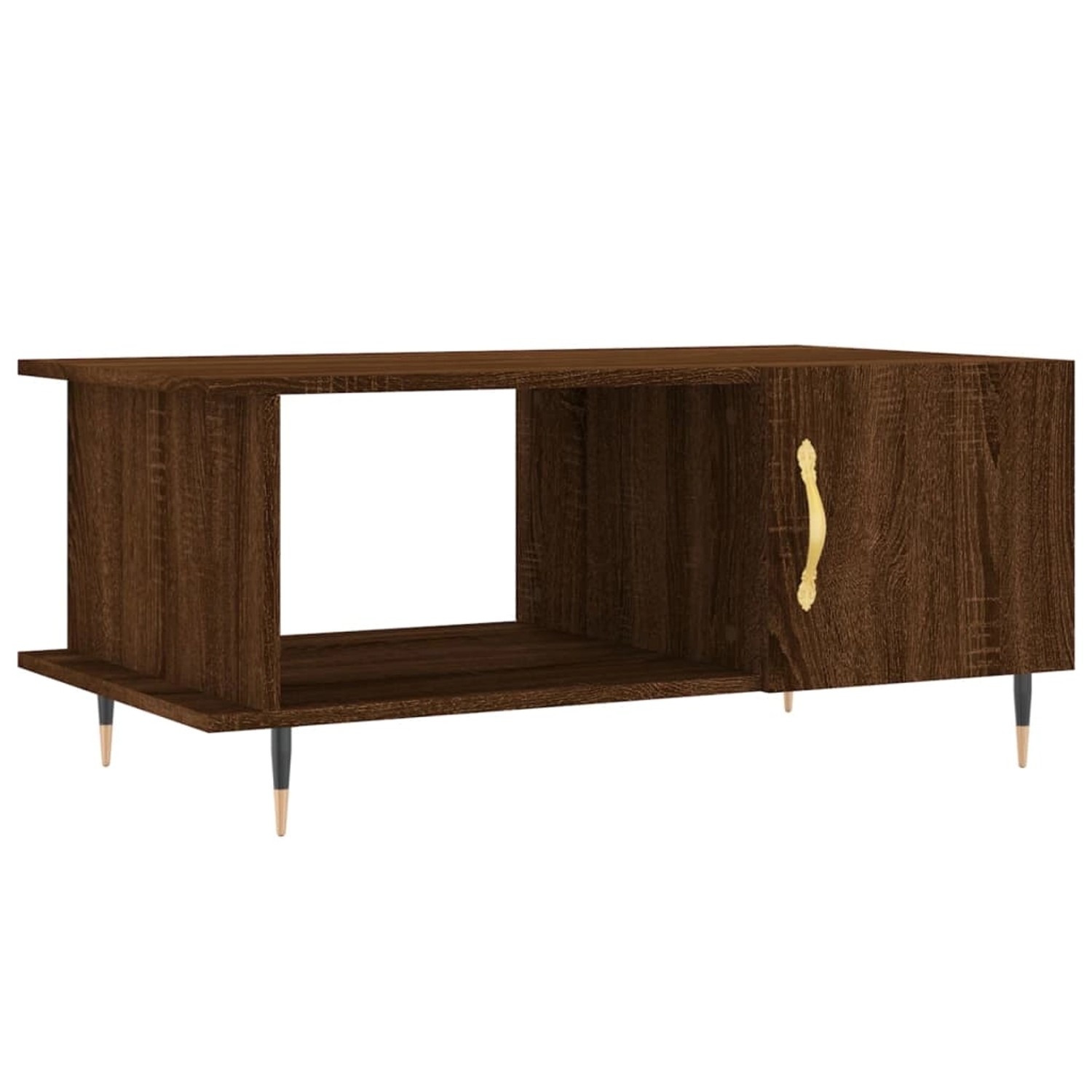 vidaXL Couchtisch Braun Eichen-Optik 90x50x40 cm Holzwerkstoff Modell 15 günstig online kaufen