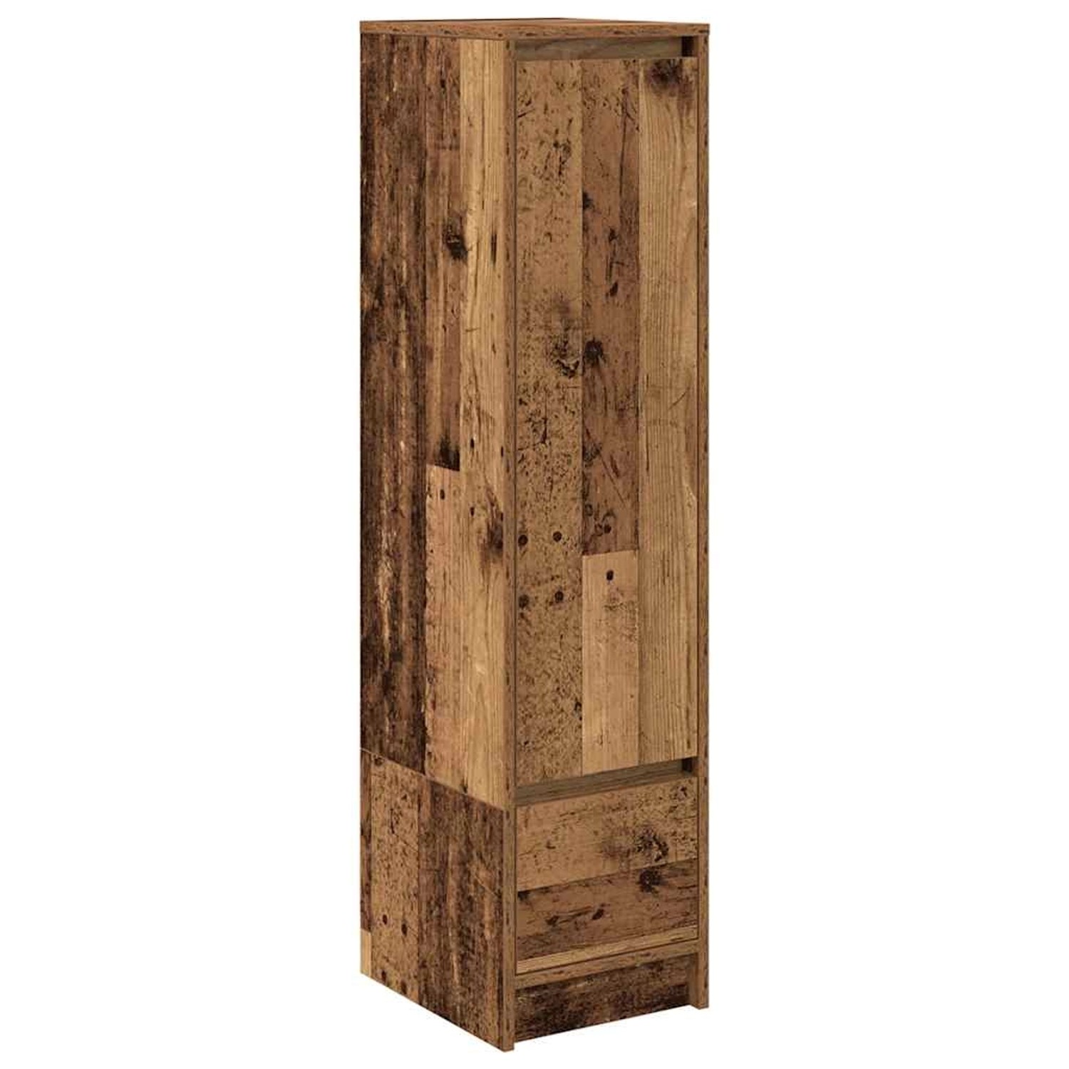 vidaXL Highboard Altholz-Optik 29,5x34x119,5 cm Holzwerkstoff 861659 günstig online kaufen