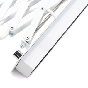 EASYLIGHT Wandleuchte Metall E27 24 cm Hoch Weiß Auszug
