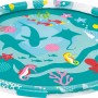 Bestway Wassermatte Underwater Ø 165 cm mit buntem Meeresdesign für Kinder.