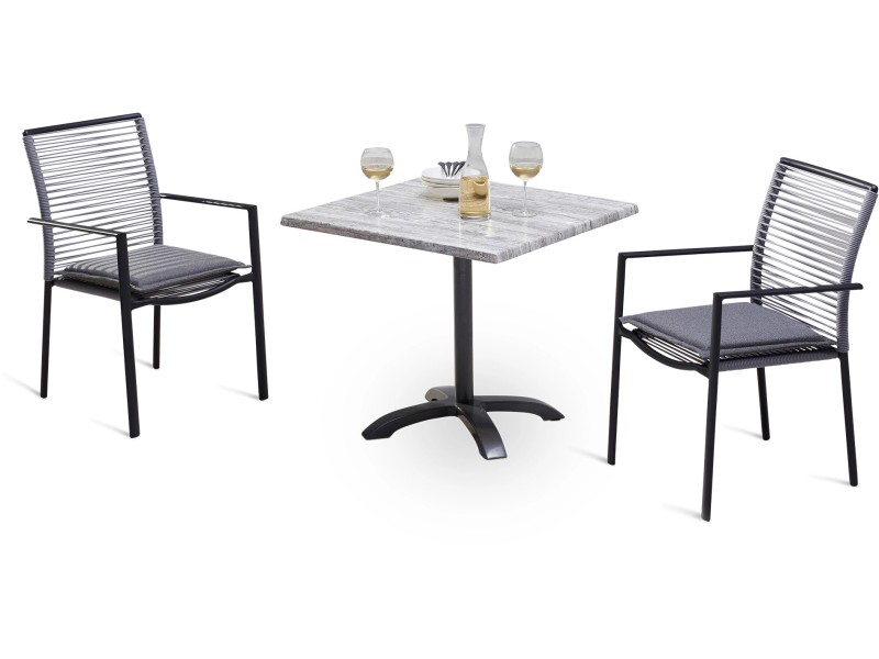 Best Dining-Sessel Vincenza 55 cm OBI kaufen cm 62 cm x Anthrazit/Grau 89 bei x