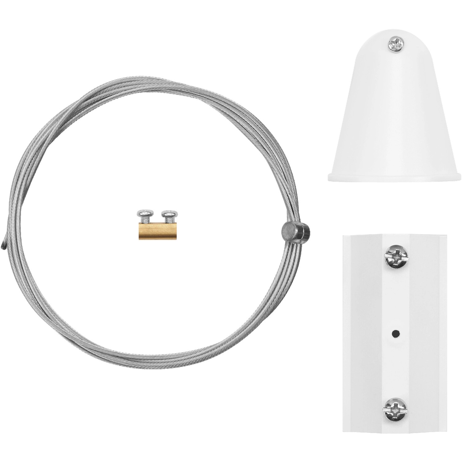 Ledvance Aufhängungs-Set für Schienensystem, weiß, 6,1cm. Zubehör für flexible Lichtgestaltung.