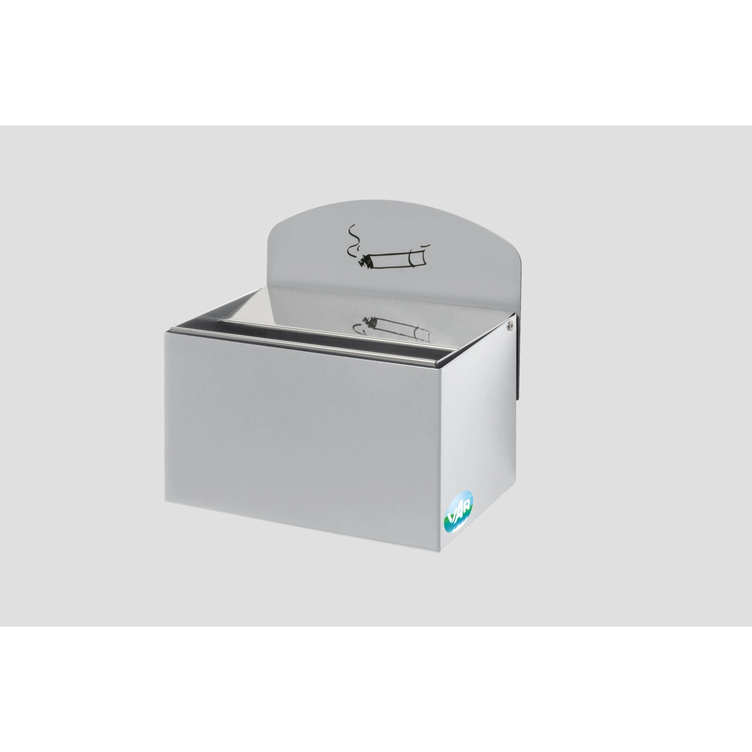 PROREGAL Robuster Wandascher Mit Schild 0,8 Liter HxBxT 20 x 20 x 12,5 cm V günstig online kaufen