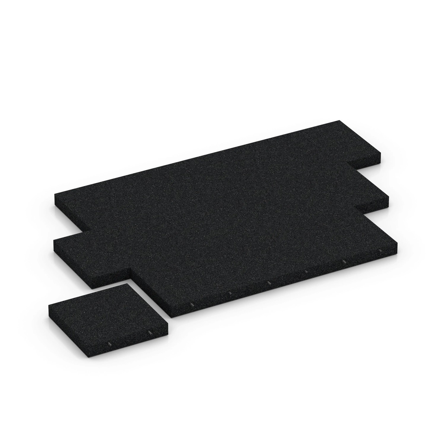 WARCO Fallschutzplatte-230 cm Anthrazit 50 x 50 x 8 cm