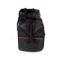 Mephisto Werkzeugtrolley Nova, robuste Arbeitstasche mit Schultergurt, schwarz/rot.